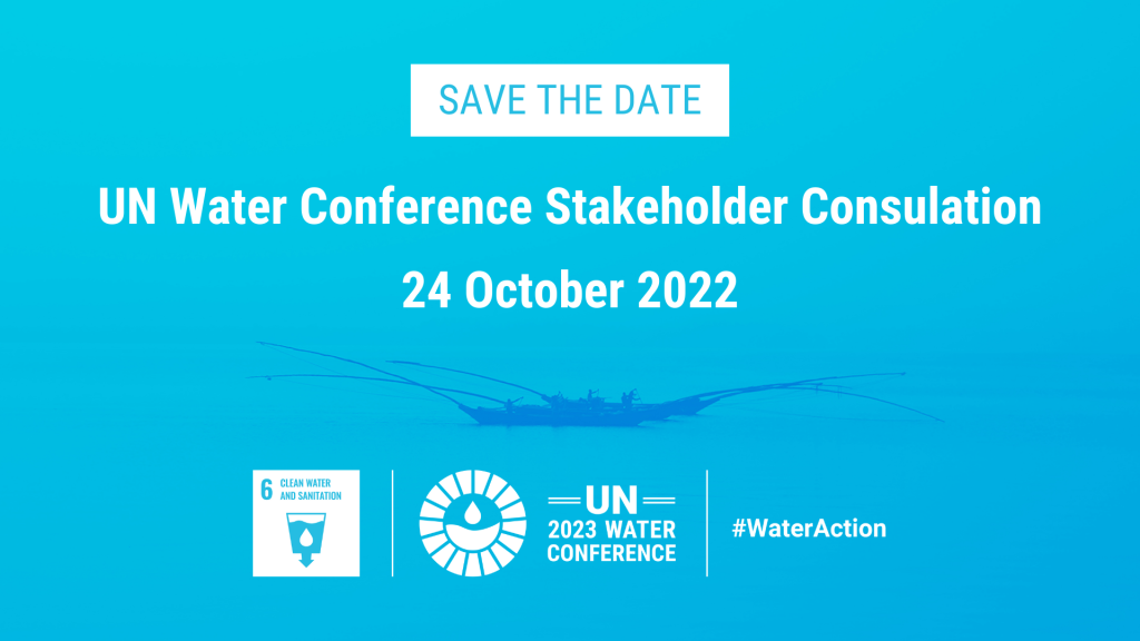 Impactos das mudanças climáticas à disponibilidade hídrica é destacado em “Consulta aos stakeholders para a Conferência sobre Água da ONU”