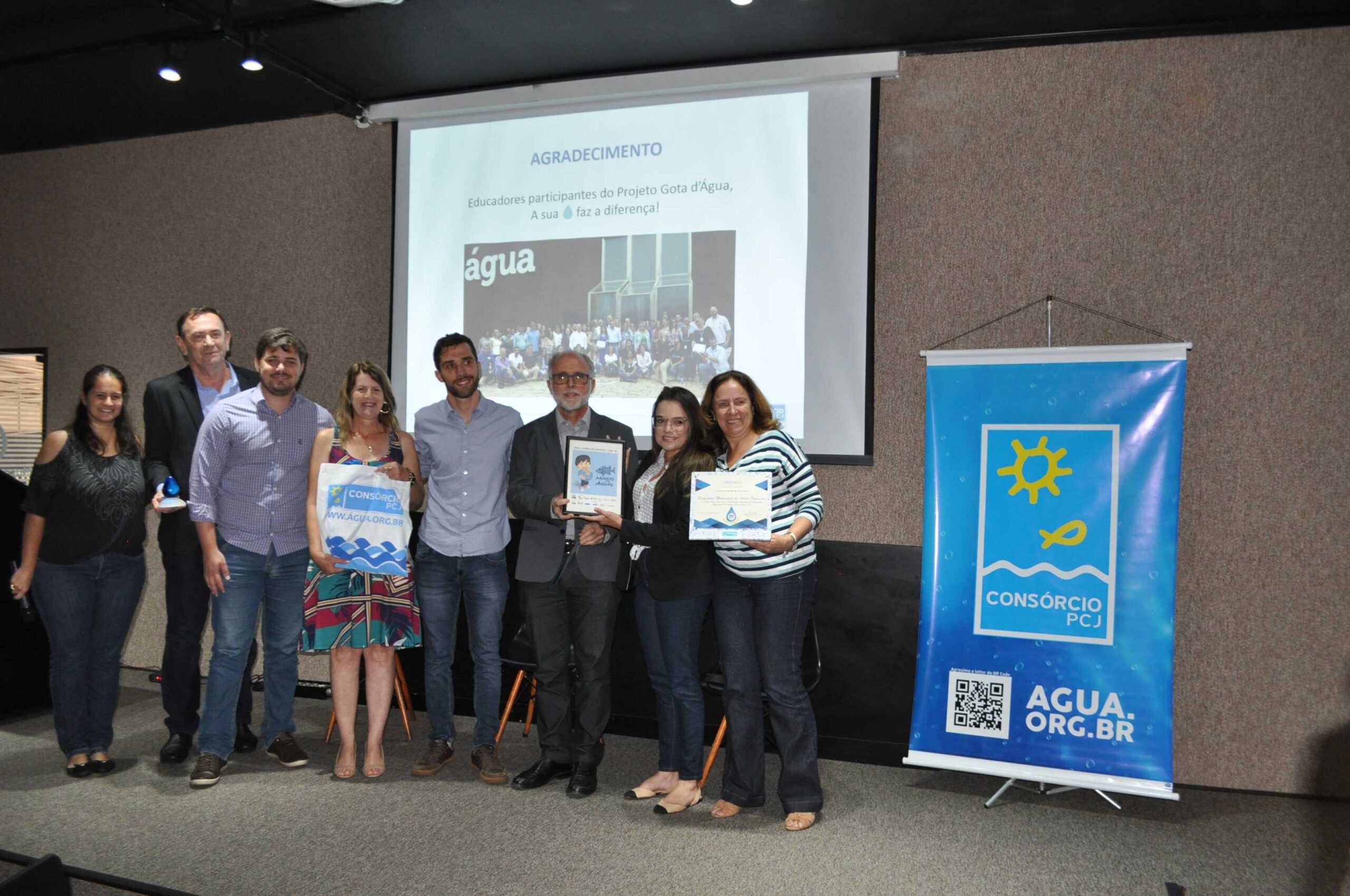 Município de Artur Nogueira ganha Prêmio “Sua Gota faz a Diferença” do Consórcio PCJ como melhor projeto de Educação Ambiental de 2018