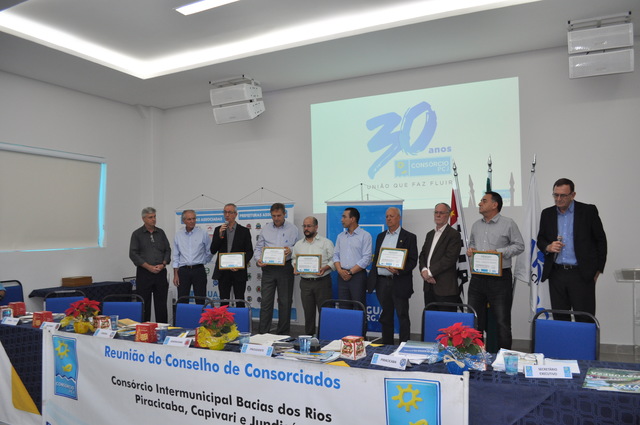 Consórcio PCJ entrega certificado aos Colaboradores Ambientais 2018