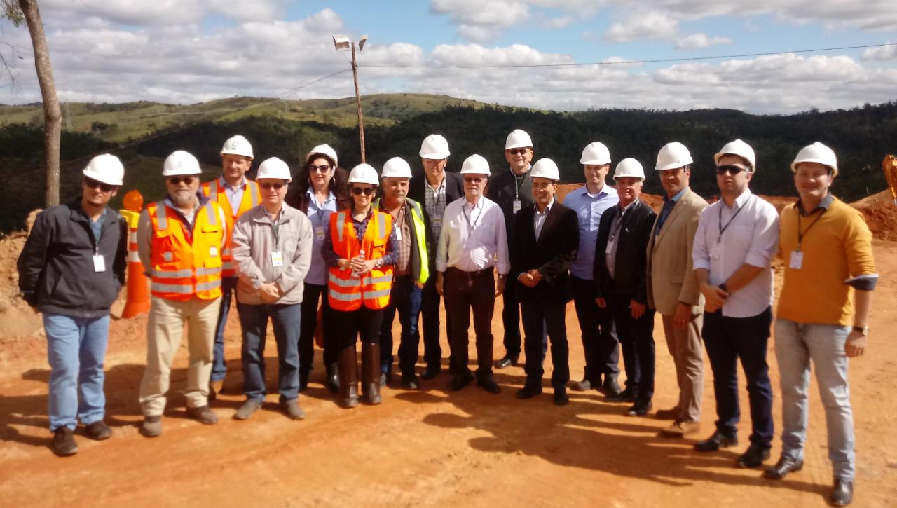 DAEE promove visita a obra da Barragem em Pedreira com autoridades e técnicos das Bacias PCJ