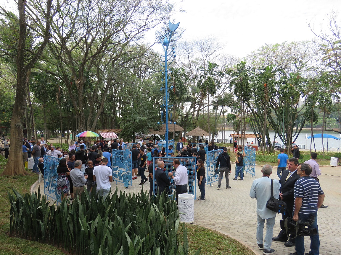 Escultura Olho d’Água tem o objetivo de sensibilizar a população sobre a importância da água no principal ponto turístico de Campinas (SP)
