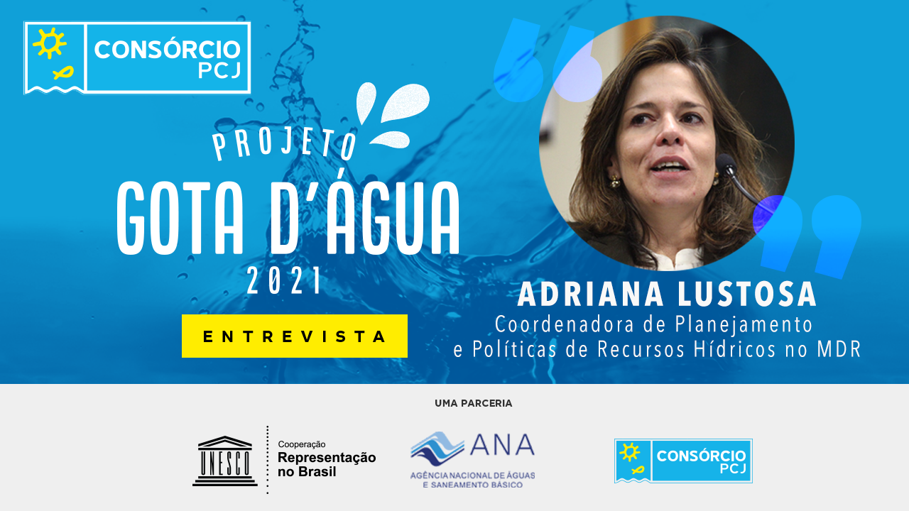 2º episódio do Gota d’Água Entrevista já está disponível com a convidada Adriana Lustosa