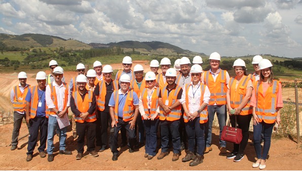 Consórcio PCJ promove visita técnica às obras da barragem de Duas Pontes, em Amparo (SP)