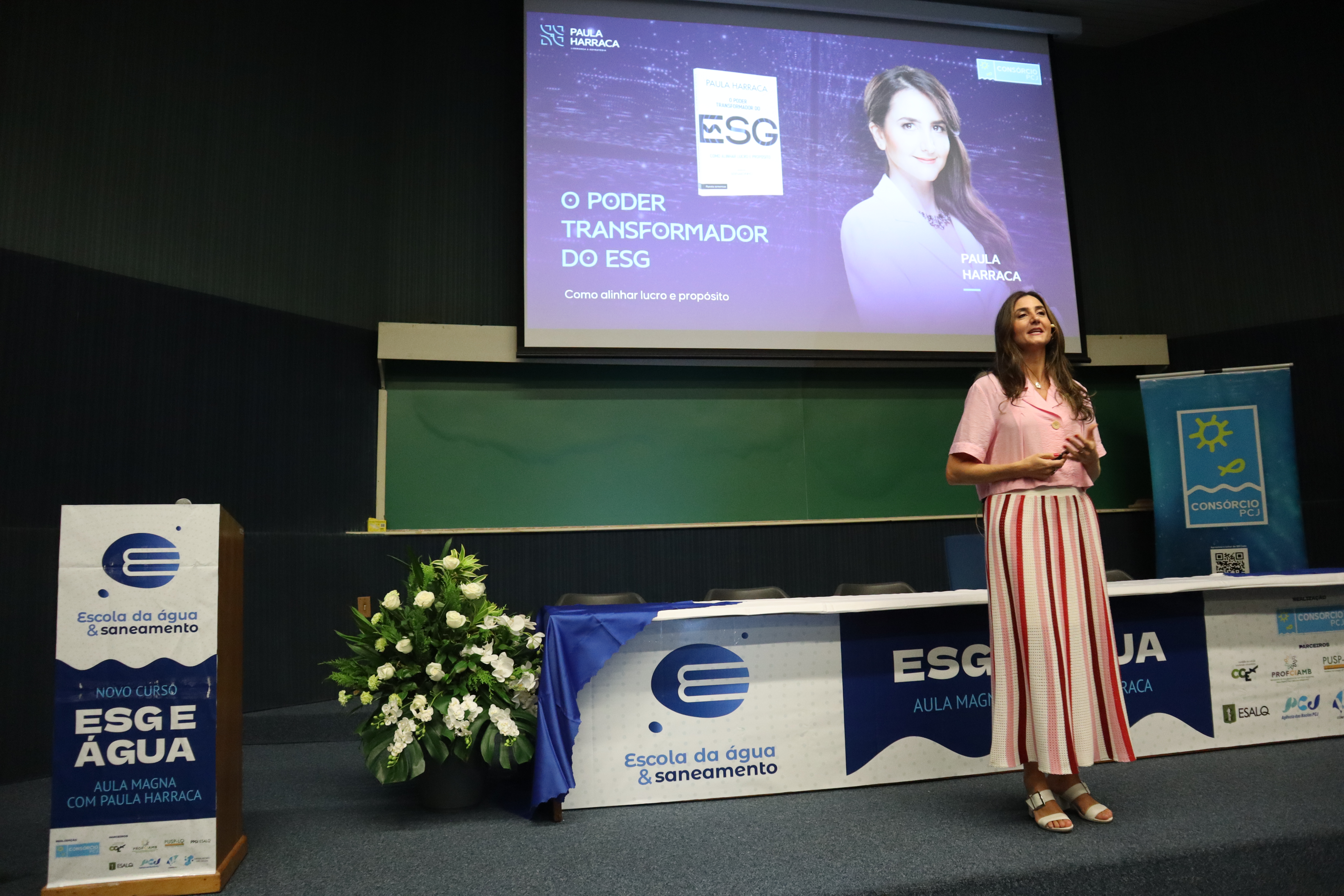 Escola da Água e Saneamento lança curso sobre “ESG e Água” em aula magna com Paula Harraca
