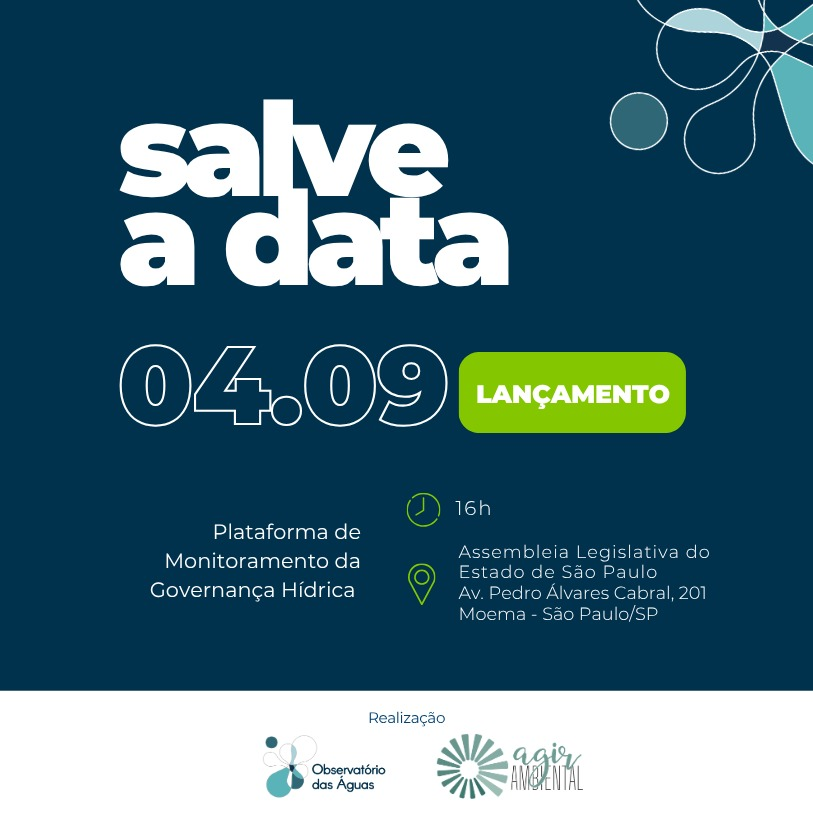 Plataforma Digital de Monitoramento da Governança das Águas será lançada em setembro pelo OGA