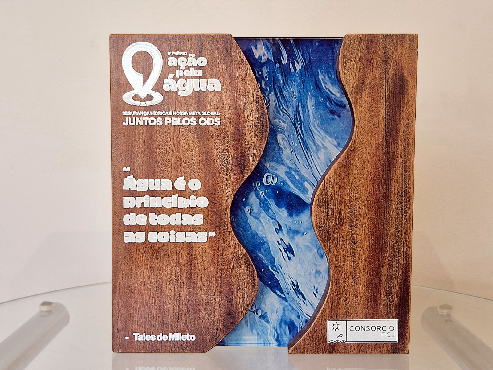 Troféu do 9º Prêmio Ação pela Água celebra origem da vida e o poder transformador da água