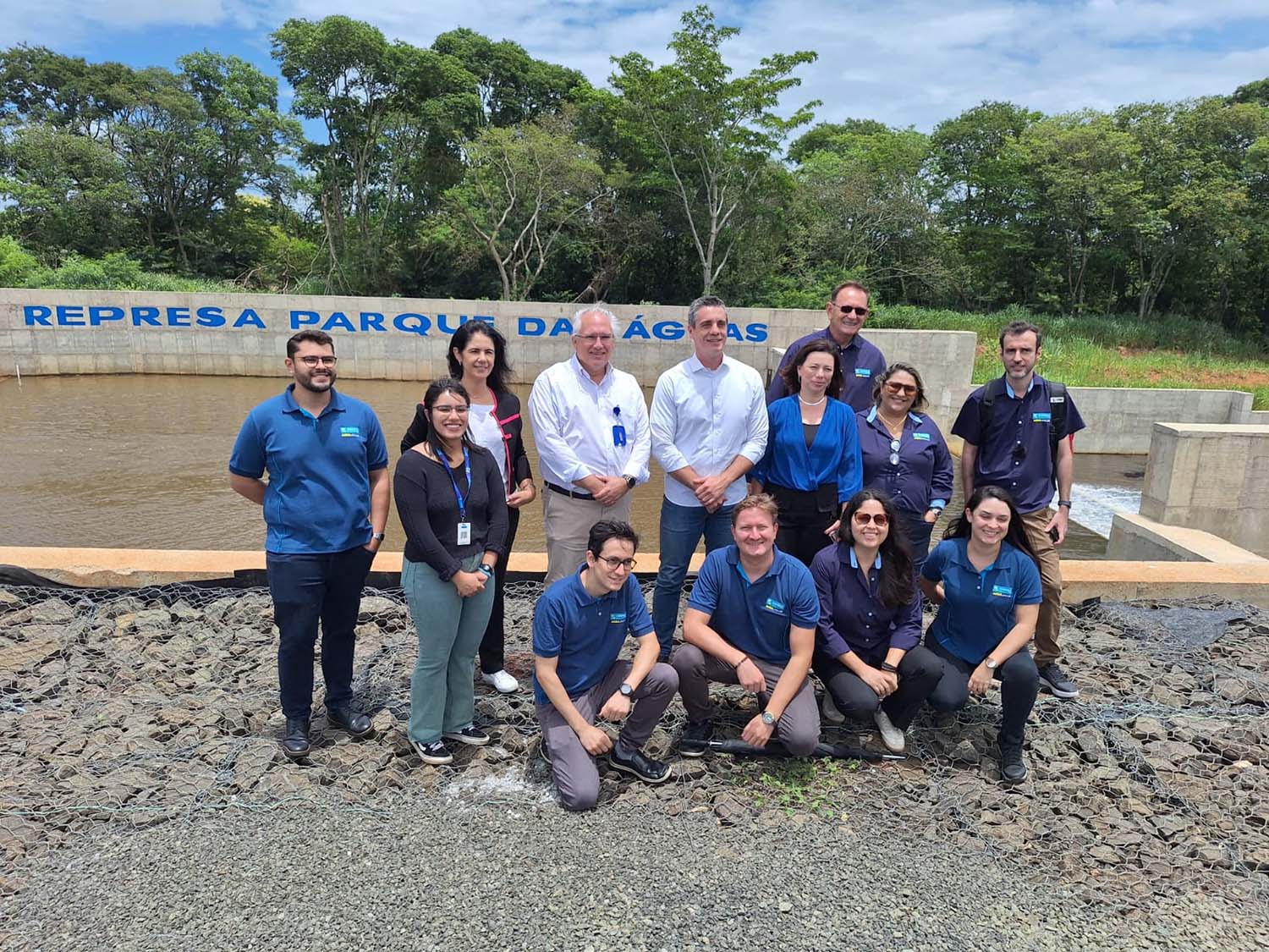 Consórcio PCJ e GAEMA-PCJ fazem visita técnica à Represa Parque das Águas, em Santa Bárbara d’Oeste