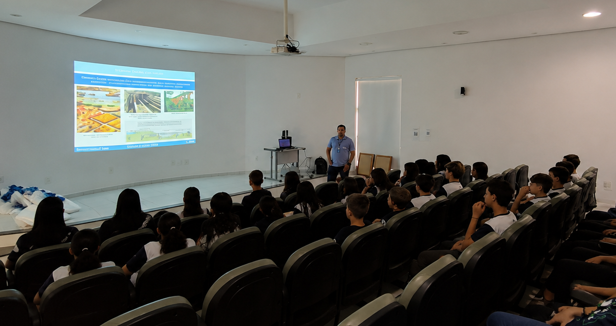 DAE de Santa Bárbara d’Oeste capacita alunos com tema do Projeto Gota d’Água 2026