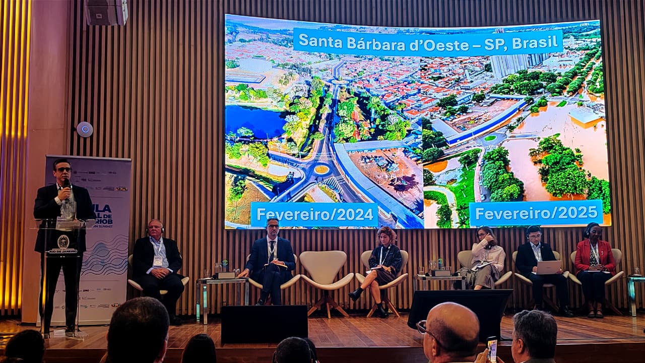 Consórcio PCJ destaca a necessidade de se adaptar às mudanças climáticas durante a Cúpula Mundial das Bacias Hidrográficas